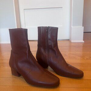 Jonak Tan Ankle Boots US 8 / EU 38